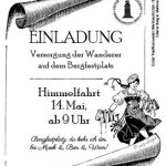 Himmelfaht, 14. Mai 2026 - Rast auf dem Bergfestplatz